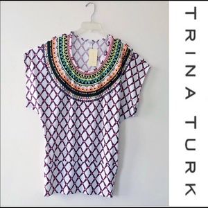 NWT Trina Turk Beach Cover Up Dress Large